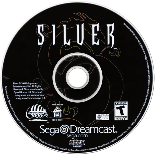 Silver - Sega Dreamcast (Infogrames - 1) video game collectible [Barcode 020295150105] - Main Image 3
