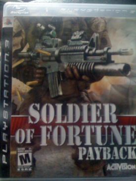 Soldier of Fortune: Payback - Sony PlayStation 3 (PS3) (Activision) video game collectible [Barcode 047875756311] - Main Image 1