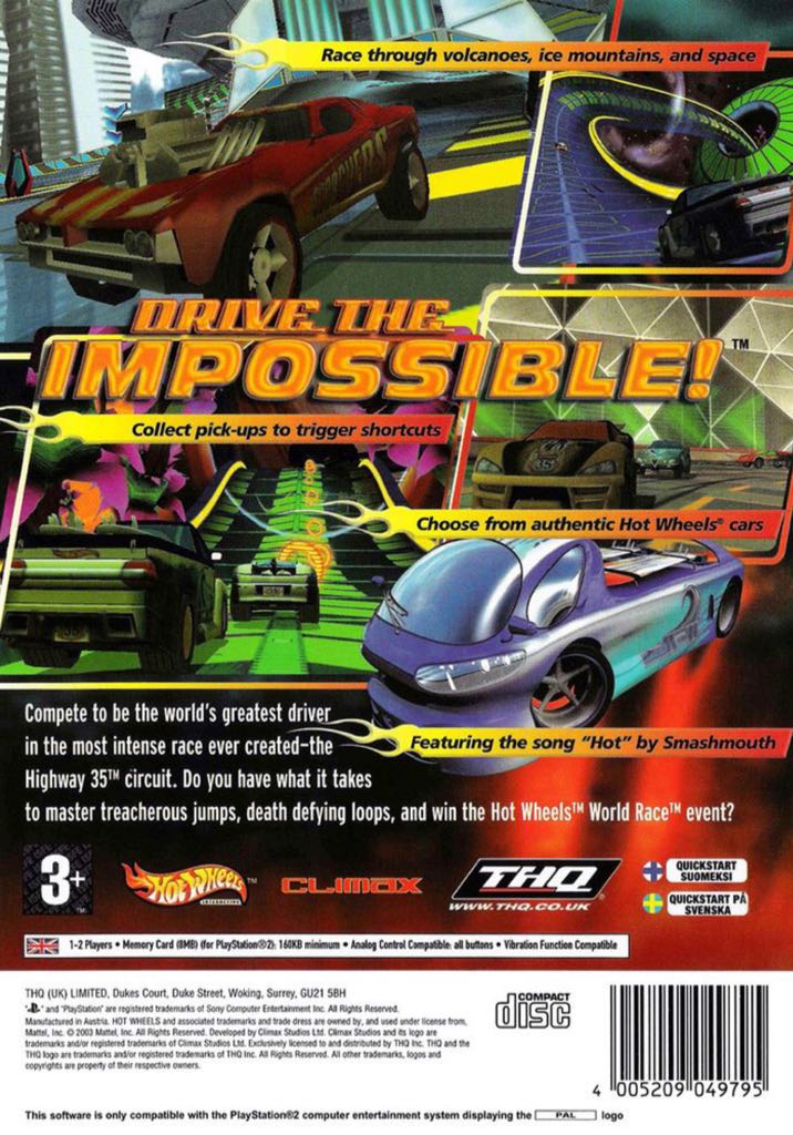 Hotweels Beat That! - Sony PlayStation 2 (PS2) video game collectible - Main Image 2