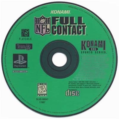 NFL Full Contact - Sony PlayStation (Konami - 1-2) video game collectible [Barcode 083717170075] - Main Image 3