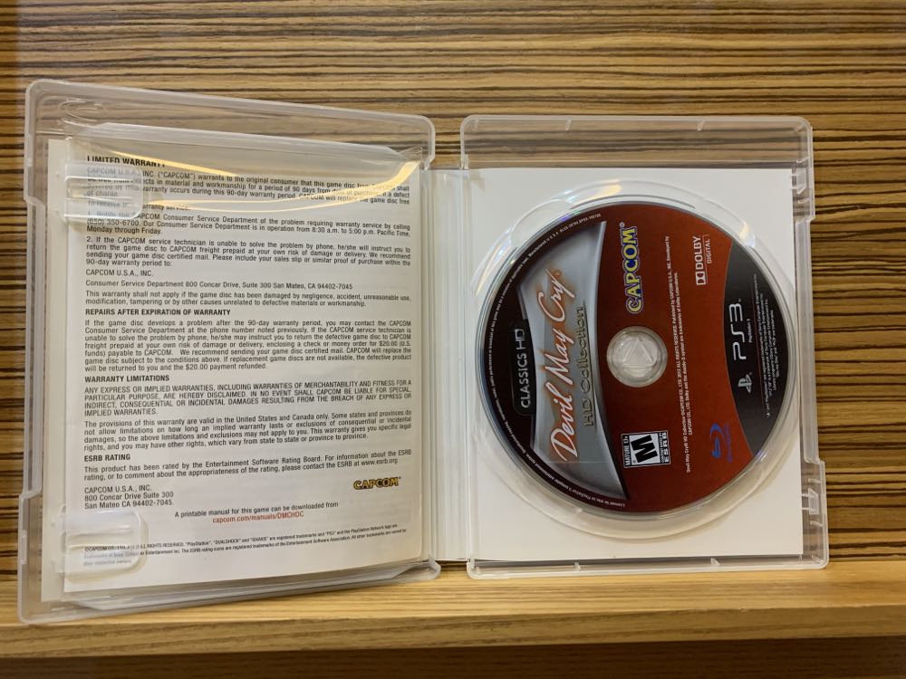 Devil May Cry 1 - 3: HD Collection - Sony PlayStation 3 (PS3) (Capcom - 1) video game collectible [Barcode 013388340415] - Main Image 3