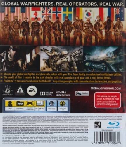 Medal Of Honor: Warfighter - Sony PlayStation Network (PSN) video game collectible - Main Image 2