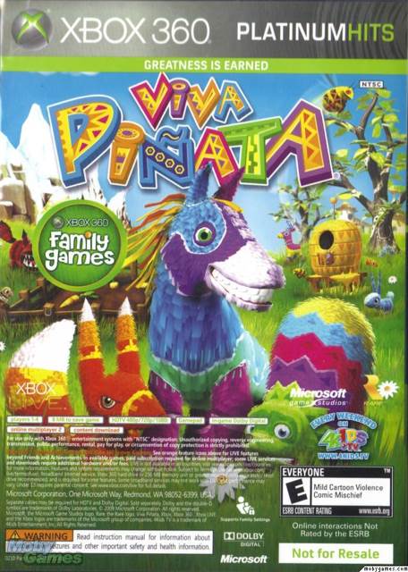 Viva Piñata - Microsoft Xbox 360 (Microsoft Game Studios - 4) video game collectible [Barcode 882224277273] - Main Image 2