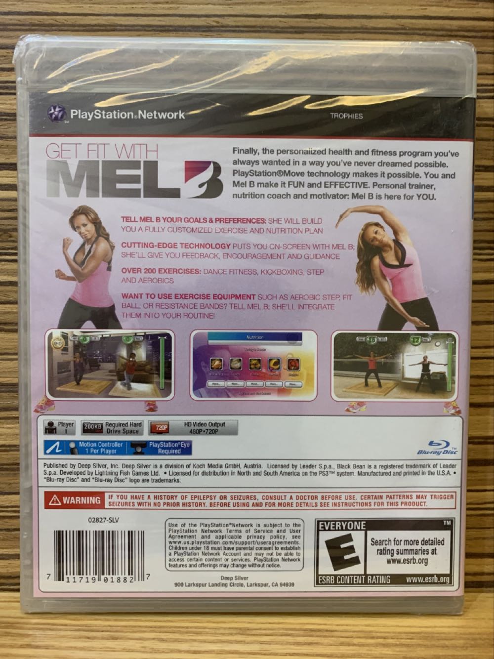 Get Fit With Mel B - Sony PlayStation 3 (PS3) (Deep Silver - 1) video game collectible [Barcode 711719018827] - Main Image 2