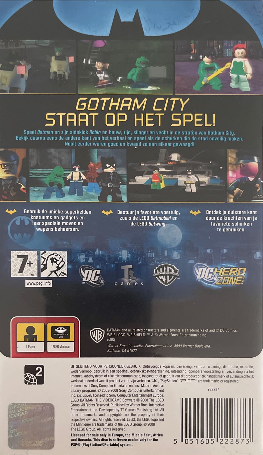 LEGO Batman: The Video Game - Sony PlayStation Portable (PSP) (Warner Bros. Interactive Entertainment - 2) video game collectible [Barcode 5051605222873] - Main Image 2