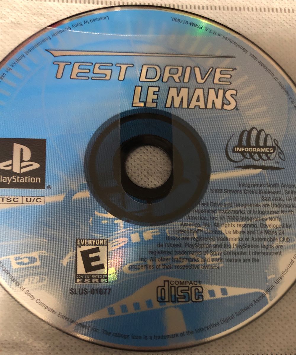 Test Drive Le Mans - Sony PlayStation (Infogrames - 2) video game collectible - Main Image 4