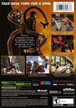 Spider-Man 2 - Microsoft Xbox (Activision - 1) video game collectible [Barcode 047875805873] - Main Image 2