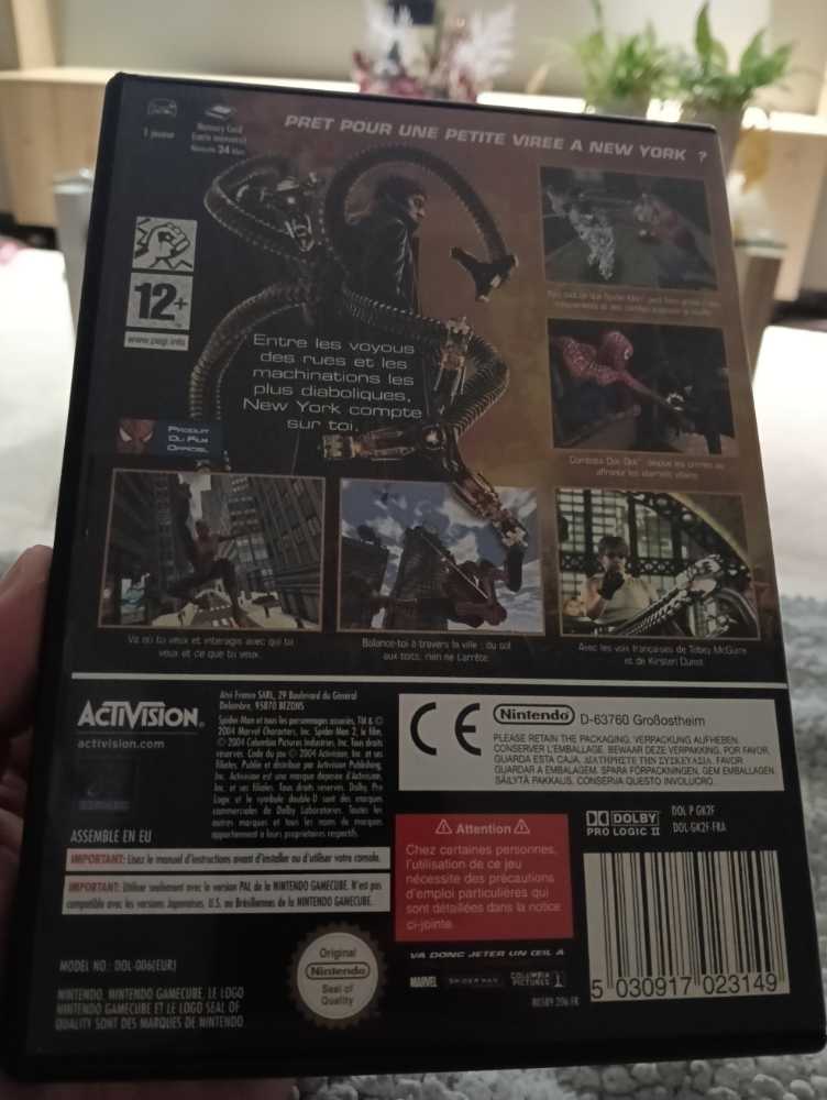 Spider-Man 2 - Nintendo GameCube video game collectible [Barcode 5030917023149] - Main Image 3