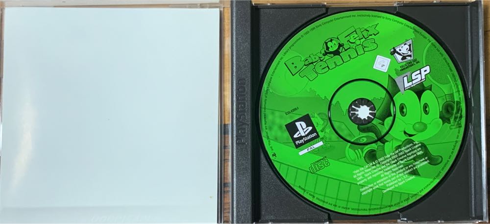 Baby Felix Tennis - Sony PlayStation video game collectible [Barcode 3760049395860] - Main Image 3