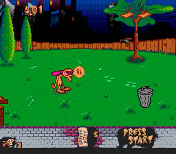 The Ren & Stimpy Show: Veediots! - Nintendo Super Nintendo Entertainment System (SNES) (T HQ Software - 1) video game collectible - Main Image 3