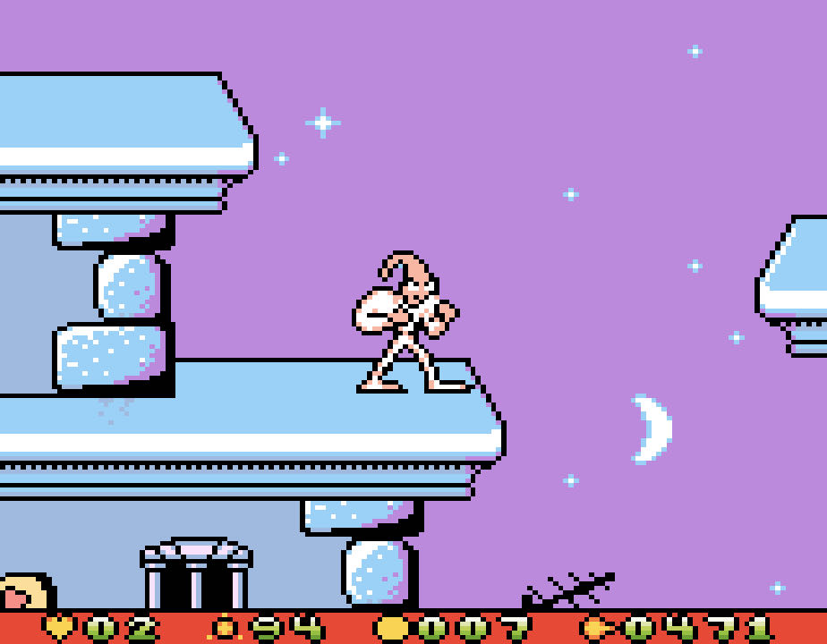 Earthworm Jim Menace 2 The Galaxy - Nintendo Game Boy Color (1) video game collectible - Main Image 4