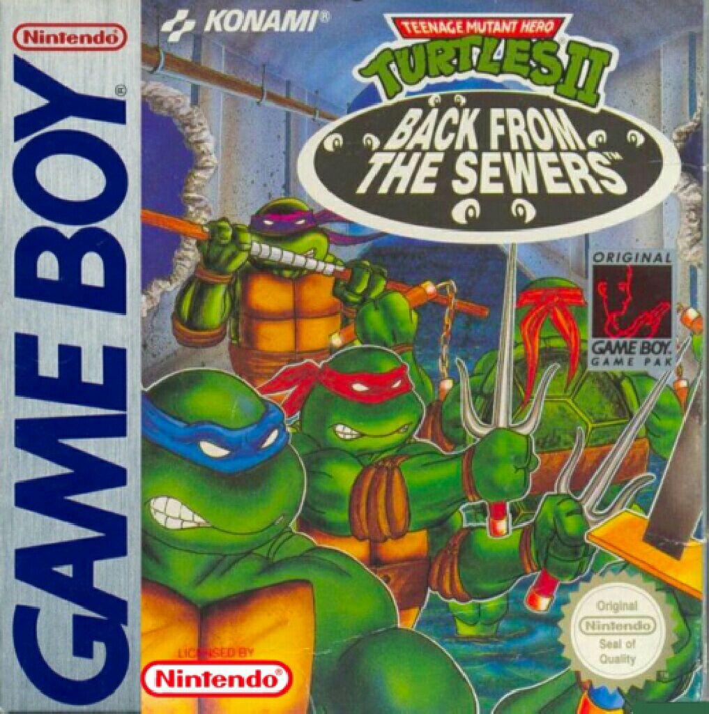 Teenage Mutant Ninja Turtles II Back From The Sewers - Nintendo Game Boy (Konami) video game collectible - Main Image 1