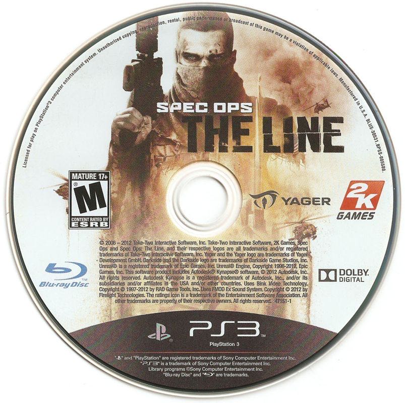 Spec Ops: The Line - Sony PlayStation 3 (PS3) (2K Games - 1) video game collectible [Barcode 710425471513] - Main Image 3