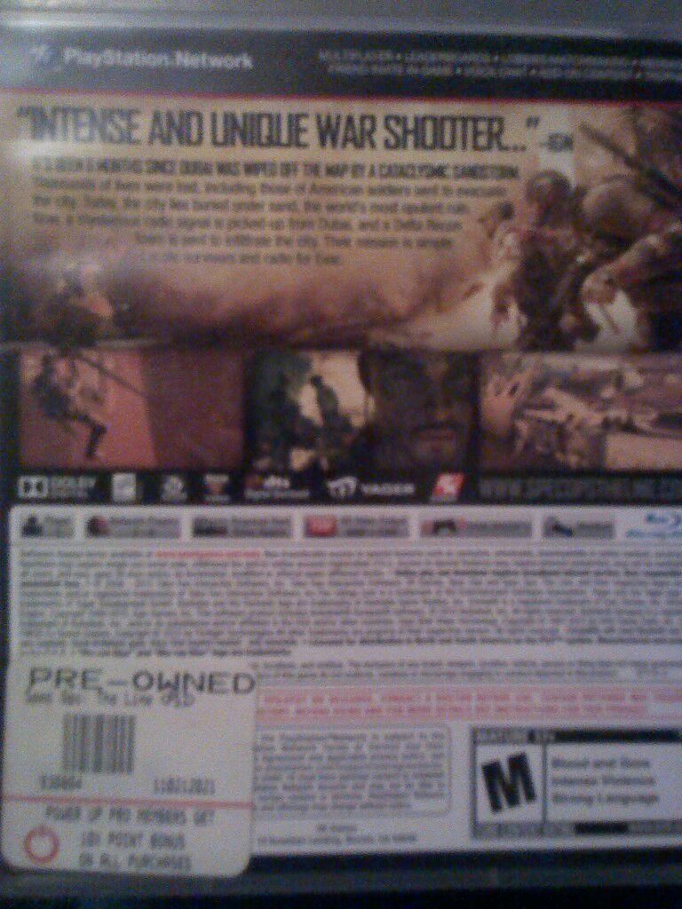 Spec Ops: The Line - Sony PlayStation 3 (PS3) video game collectible - Main Image 2
