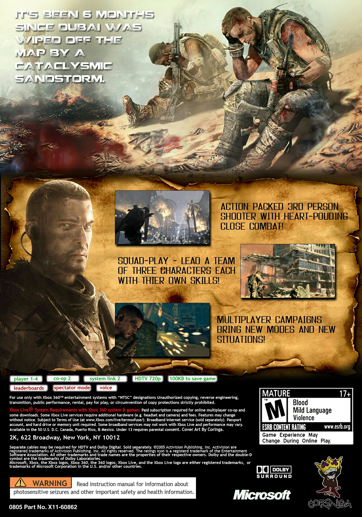 Spec Ops: The Line - Microsoft Xbox 360 (2K Games - 1) video game collectible - Main Image 2