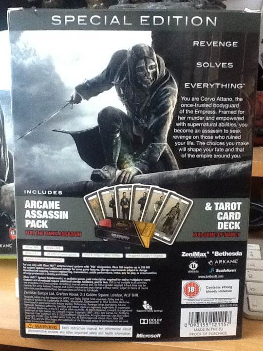 Dishonored - Microsoft Xbox 360 (1) video game collectible - Main Image 2