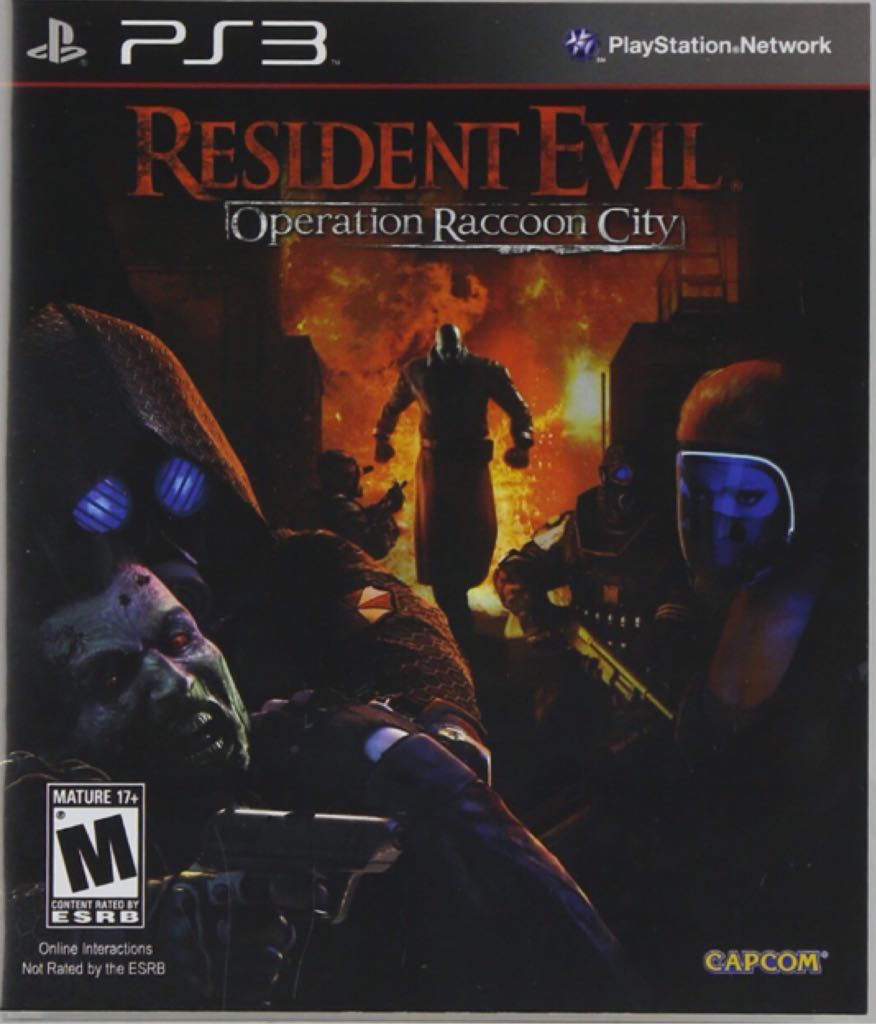 Resident Evil: Operation Raccoon - Sony PlayStation 3 (PS3) (Capcom) video game collectible [Barcode 013388912087] - Main Image 1