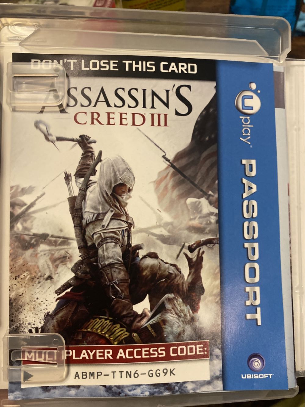 Assassin’s Creed III - Sony PlayStation 3 (PS3) (Ubisoft - 1) video game collectible [Barcode 008888377238] - Main Image 3