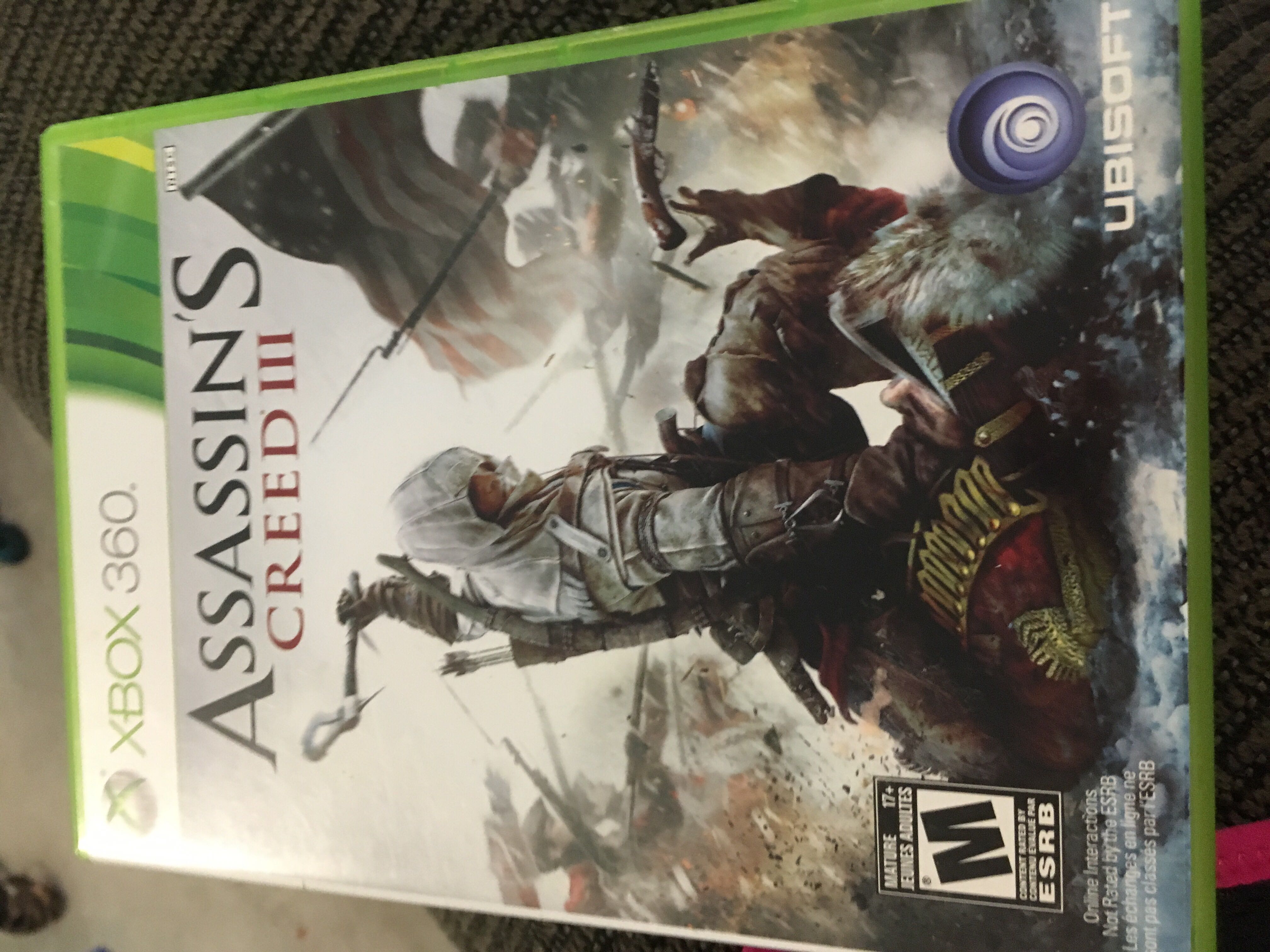 Assassin’s Creed III - Microsoft Xbox 360 (Ubisoft - 1) video game collectible [Barcode 008888527374] - Main Image 3