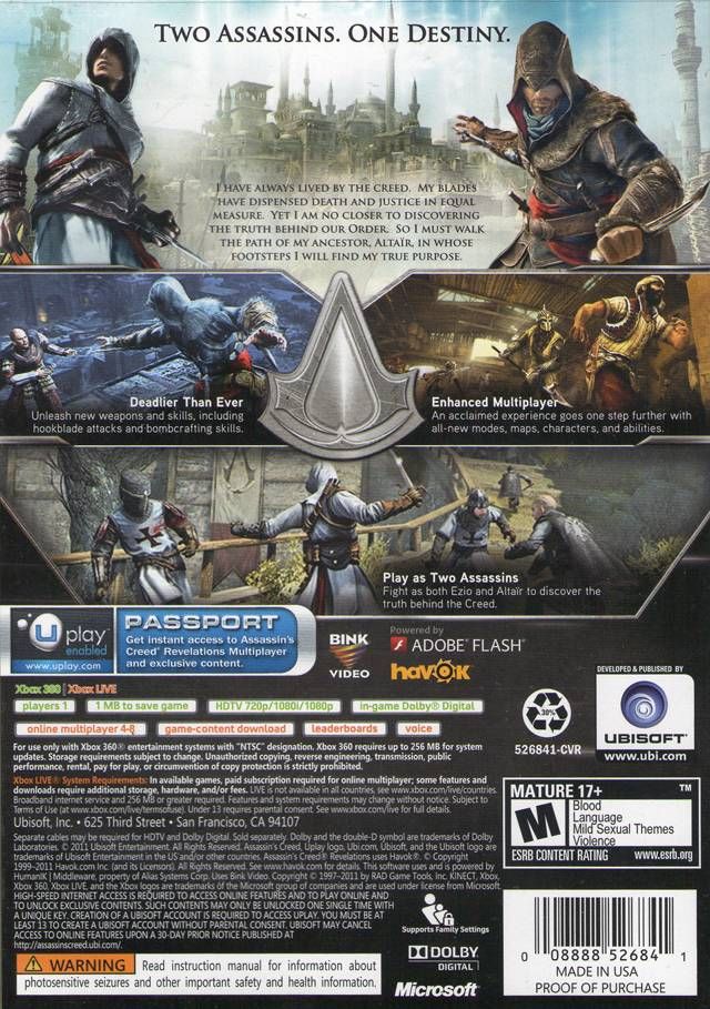 Assassin’s Creed III - Microsoft Xbox 360 video game collectible - Main Image 2