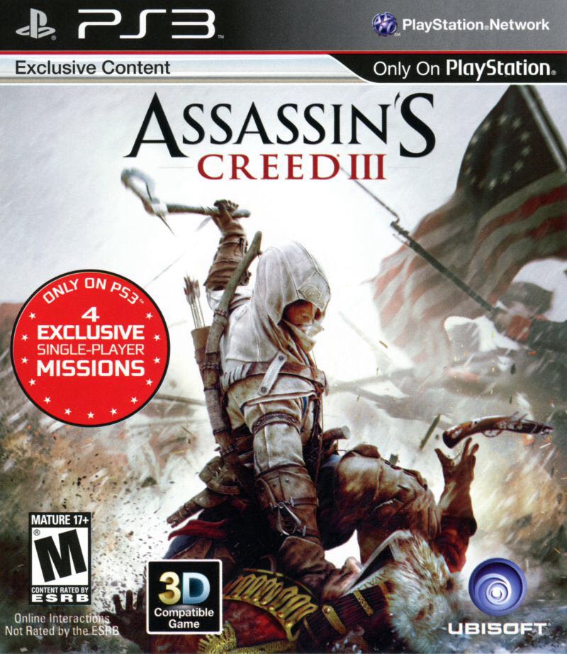 Assassins Creed 3 - Sony PlayStation 3 (PS3) video game collectible - Main Image 1