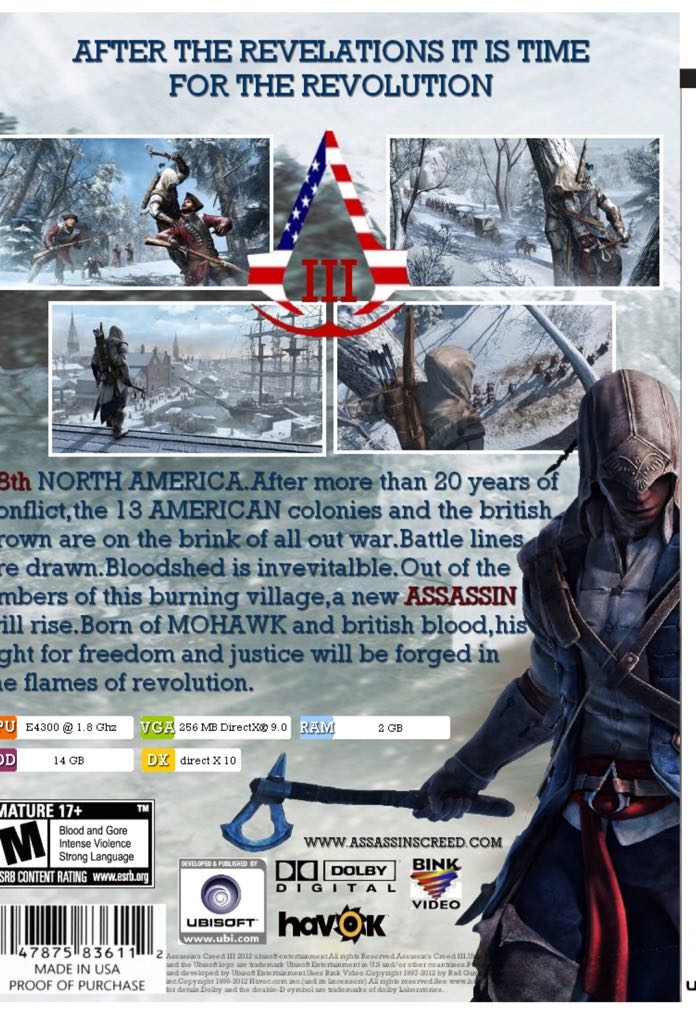 Assassins Creed 3 - PC video game collectible - Main Image 2