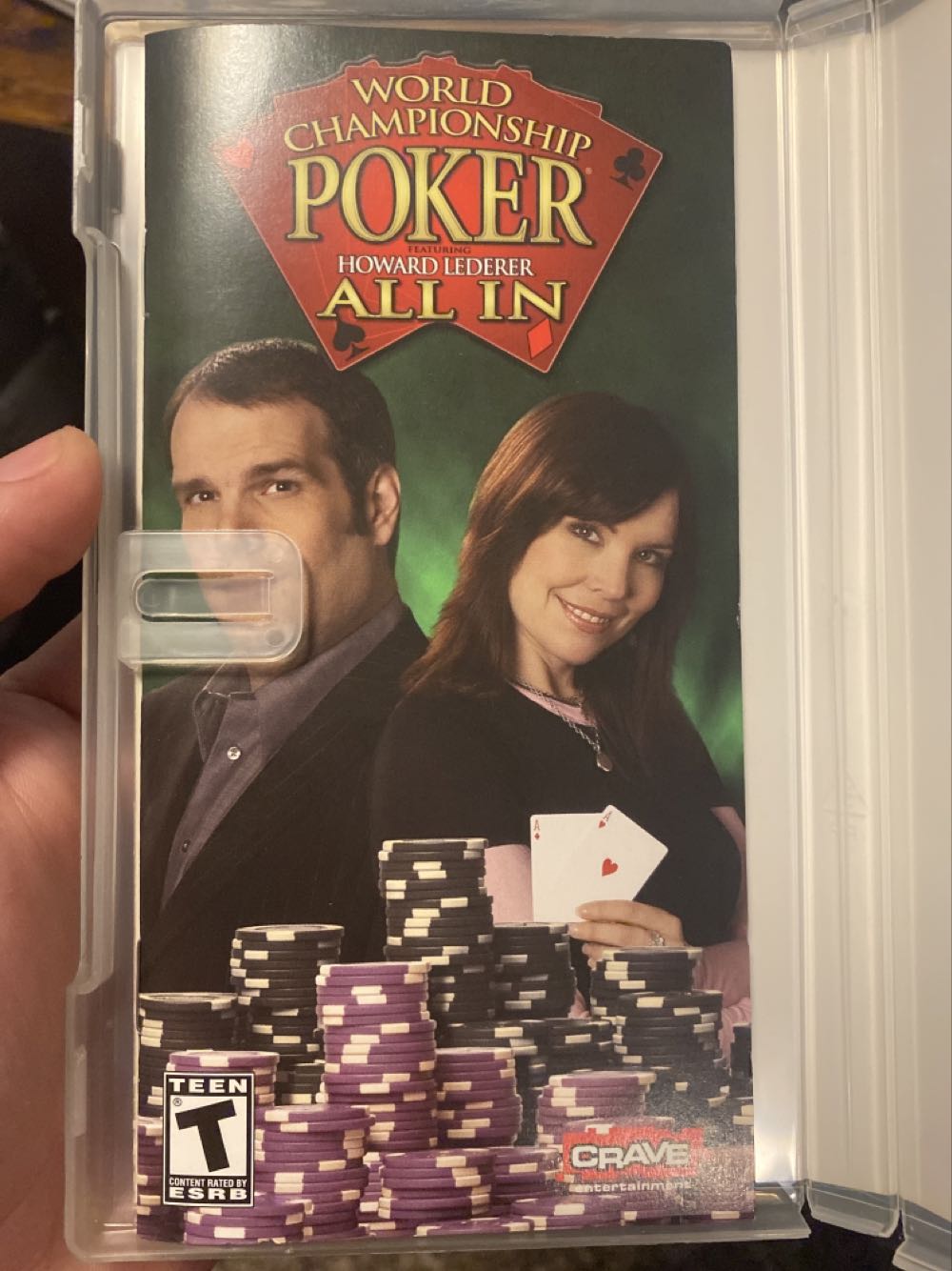 World Championship Poker Featuring Howard Lederer - All In - Sony PlayStation Portable (PSP) (Crave Entertainment, Inc. - 1-16) video game collectible [Barcode 650008999082] - Main Image 3