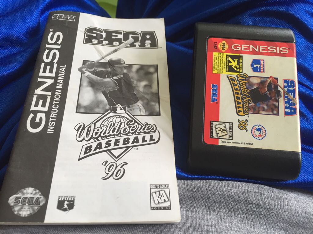 World Series Baseball ’96 - Sega Genesis (Mega Drive) (Sega Sports) video game collectible - Main Image 2