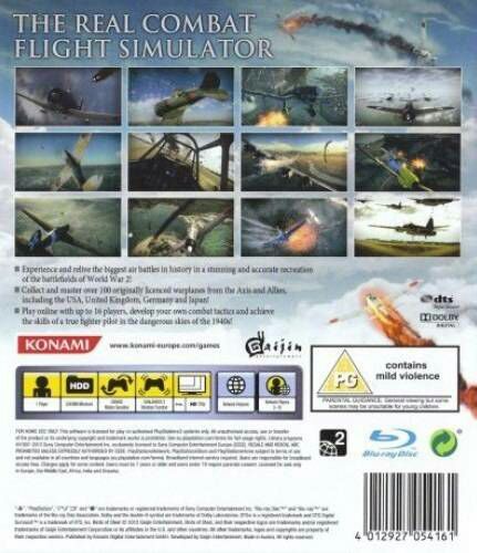 Birds Of Steel - Sony PlayStation 3 (PS3) (Konami - 1) video game collectible [Barcode 083717202325] - Main Image 2