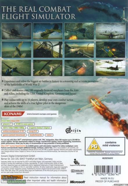 Birds Of Steel - Microsoft Xbox 360 (Konami Digital Entertainment - 1-16) video game collectible [Barcode 4012927036754] - Main Image 2