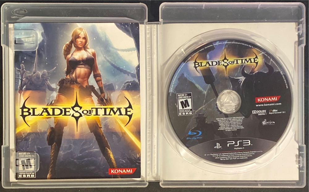 Blades Of Time - Sony PlayStation 3 (PS3) (Konami - 1) video game collectible [Barcode 083717202431] - Main Image 3