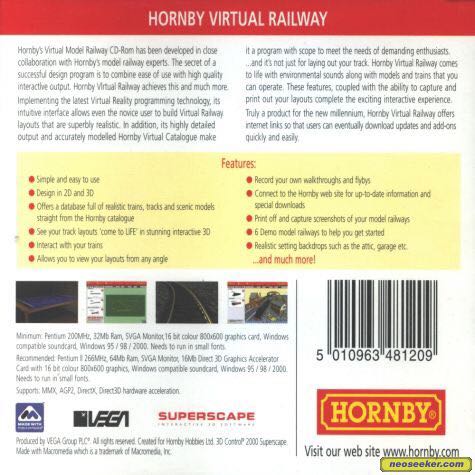 # Hornby Virtual Railway 1 - PC (Hornby Hobbies - 1) video game collectible [Barcode 5010963481216] - Main Image 2