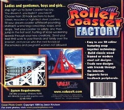 Roller Coaster Factory - PC (Pantera Entertainment - 1) video game collectible [Barcode 755142100766] - Main Image 2