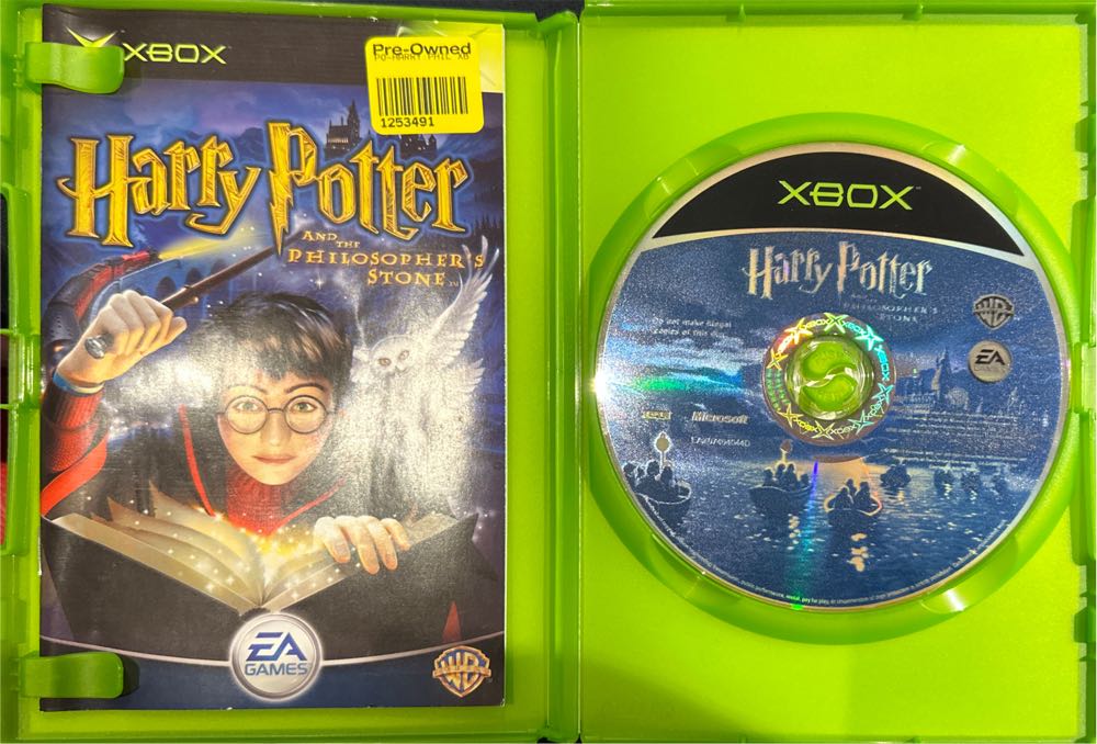 Harry Potter And The Philosophers Stone - Microsoft Xbox (EA Games - 1) video game collectible [Barcode 5030941034623] - Main Image 3