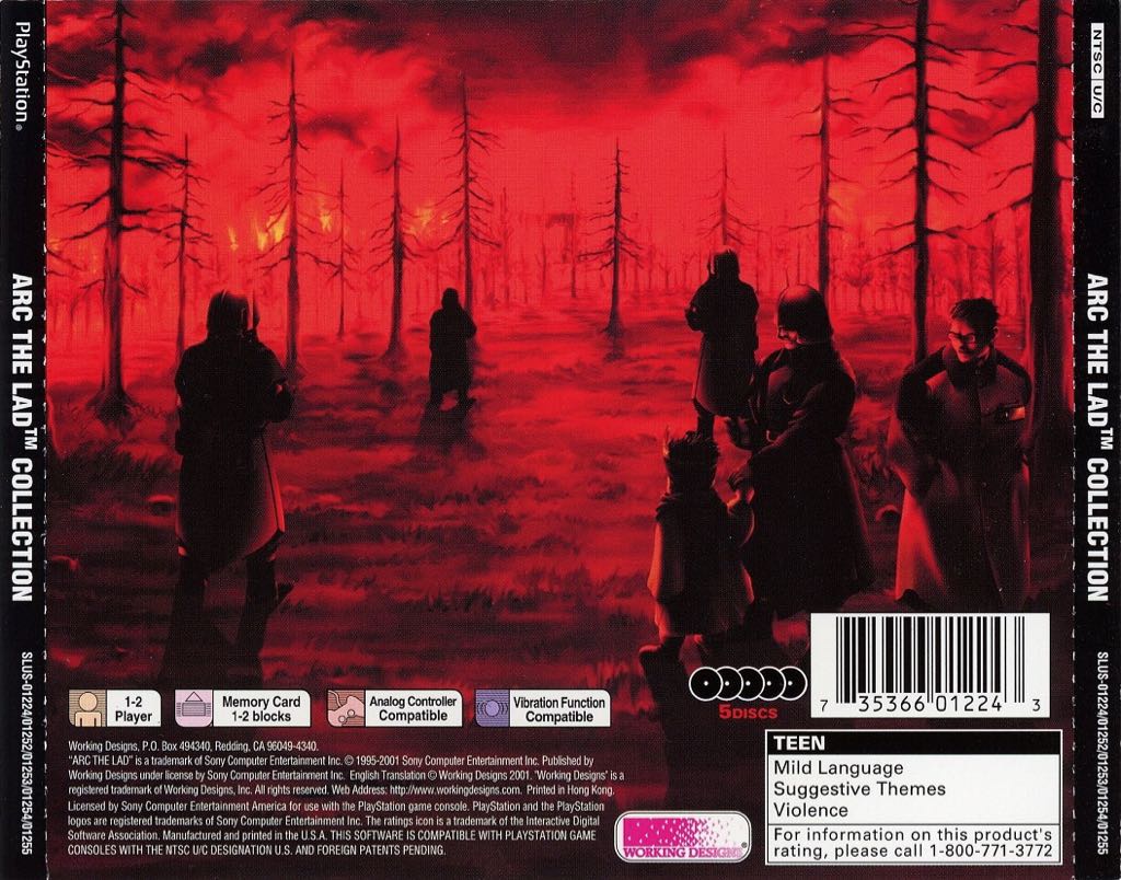 Arc The Lad II - Sony PlayStation (Sony Computer Entertainment, Inc. - 1) video game collectible [Barcode 4948872100267] - Main Image 2