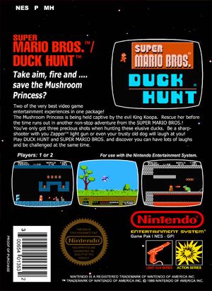Super Mario Bros / Duck Hunt - Nintendo Entertainment System (NES) (Nintendo - 2) video game collectible [Barcode 0024634562468] - Main Image 2