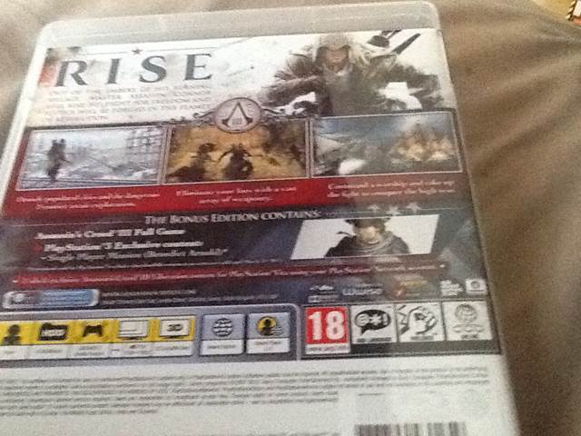 Assassin’s Creed 3 - Sony PlayStation 3 (PS3) video game collectible [Barcode 777724431259] - Main Image 2