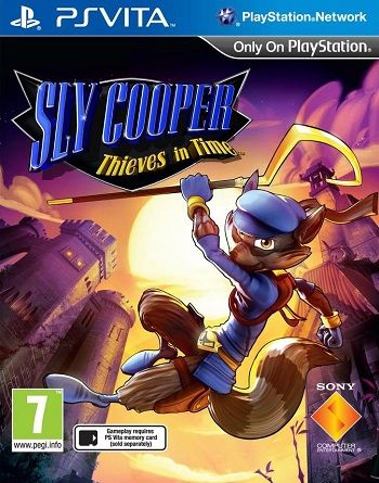 Sly Cooper: Thieves In Time - Sony PlayStation Vita (PS Vita) (Sony Computer Entertainment - 1) video game collectible - Main Image 1
