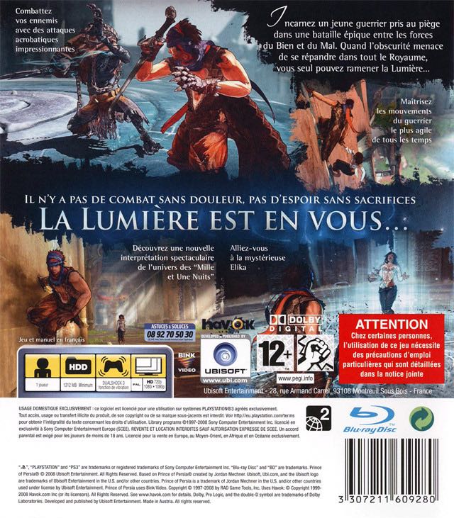 Prince Of Persia - Sony PlayStation 3 (PS3) (Ubisoft) video game collectible - Main Image 2