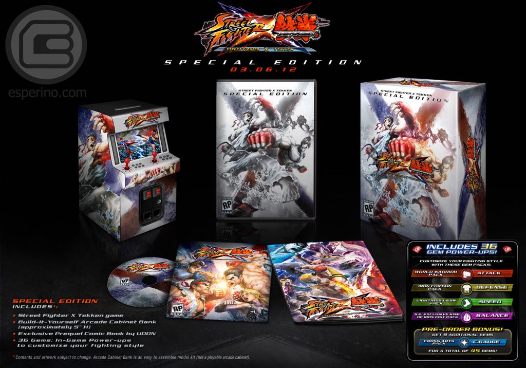 Street Fighter X Tekken (Special Edition) - Sony PlayStation 3 (PS3) (2) video game collectible [Barcode 5055060963647] - Main Image 2