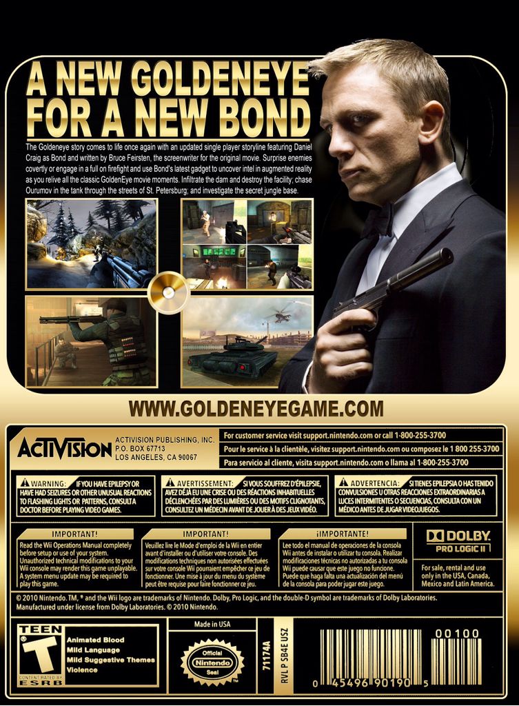 GoldenEye 007 - Nintendo Wii (Nintendo - 4) video game collectible [Barcode 047875837256] - Main Image 2