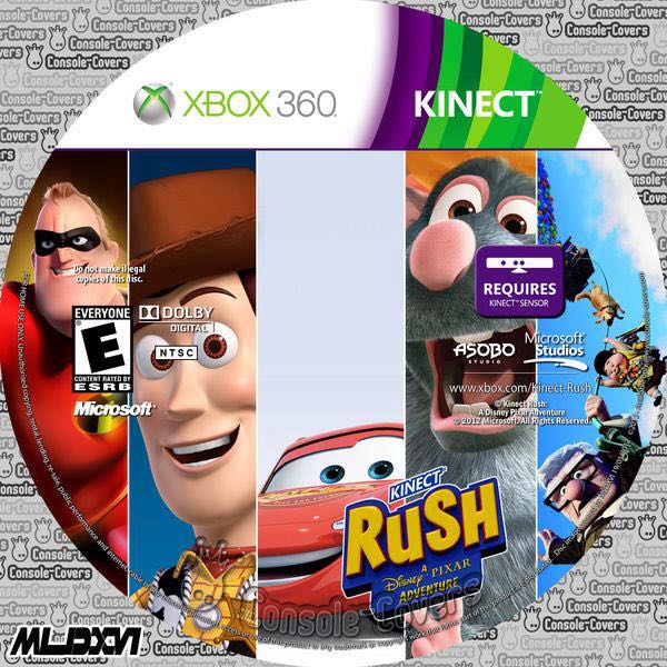Kinect - Rush: A Disney Pixar Adventure - Microsoft Xbox 360 (Microsoft Studios - 1-2 Players) video game collectible [Barcode 885370320275] - Main Image 2