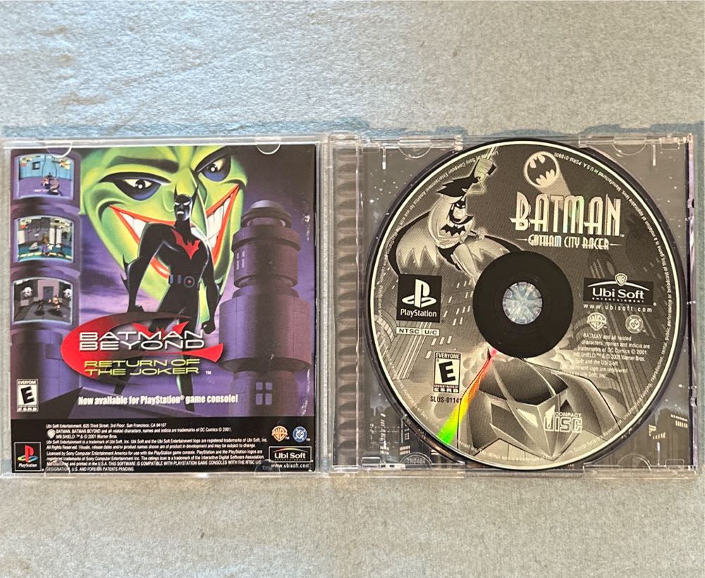 Batman:  Gotham City Racer - Sony PlayStation (Ubisoft/Warner Bros. Interactive Entertainment - 2) video game collectible [Barcode 008888310150] - Main Image 4