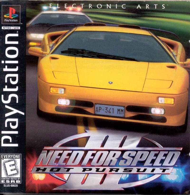 Need For Speed III: Hot Pursuit - PS1 1.0 - Sony PlayStation (EA - 2 Players) video game collectible - Main Image 2
