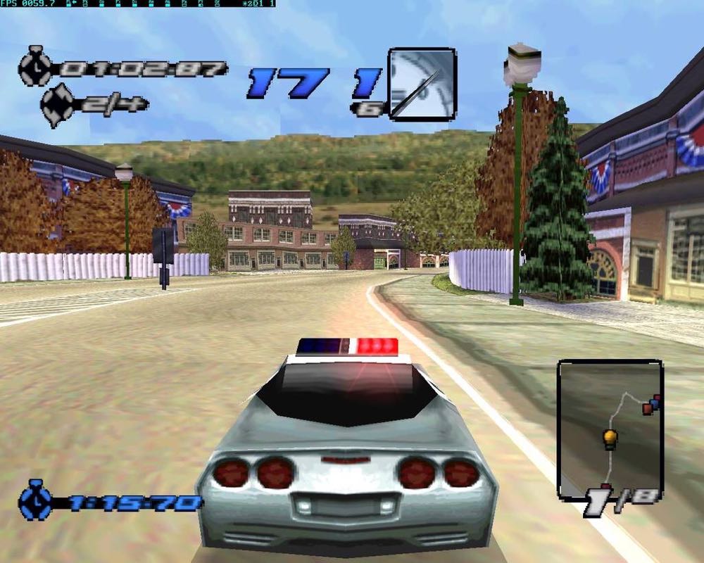 Need For Speed III: Hot Pursuit - PS1 1.0 - Sony PlayStation (EA - 2 Players) video game collectible - Main Image 3