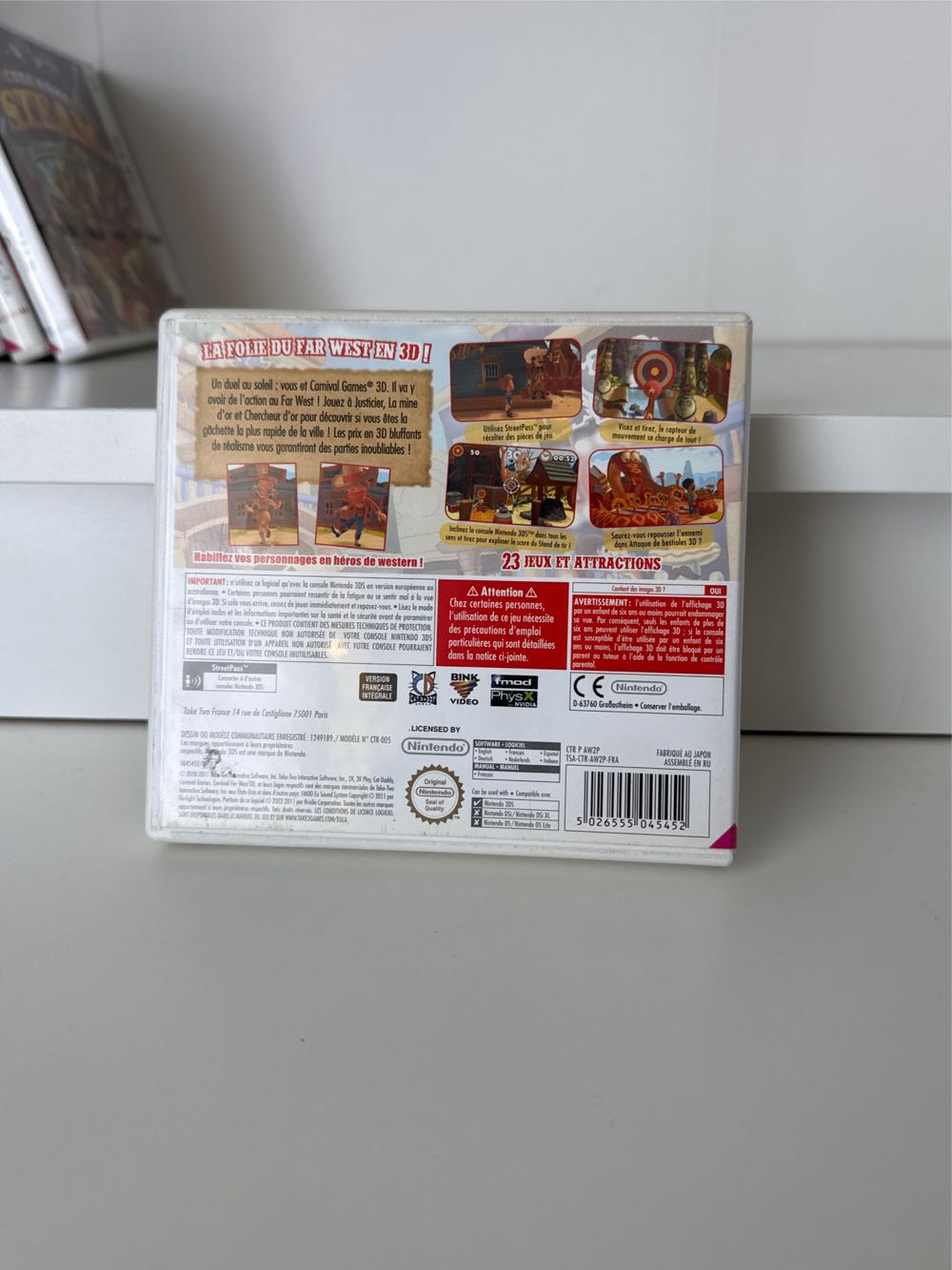 Carnival Far West 3D - Nintendo 3DS (2K Play) video game collectible [Barcode 5026555045452] - Main Image 2