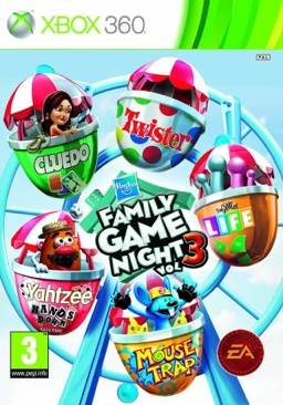 Hasbro: Family Game Night Vol. 3 - Microsoft Xbox 360 (Electronic Arts) video game collectible [Barcode 5030941092210] - Main Image 1