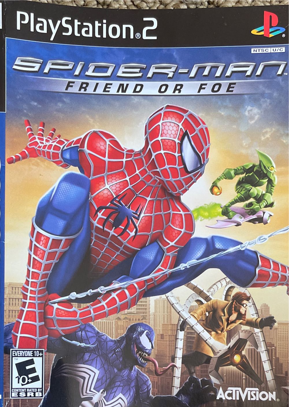 Spider-Man: Friend Or Foe - Sony PlayStation 2 (PS2) (Activision - 2) video game collectible [Barcode 047875830714] - Main Image 3