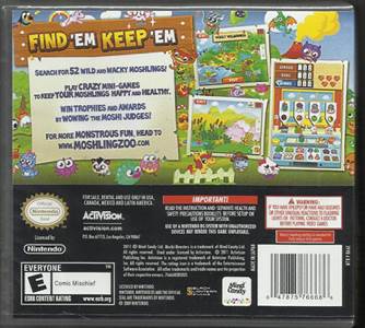 Moshi Monsters Moshling Zoo - Nintendo DS (Activision - 1) video game collectible [Barcode 047875766686] - Main Image 2