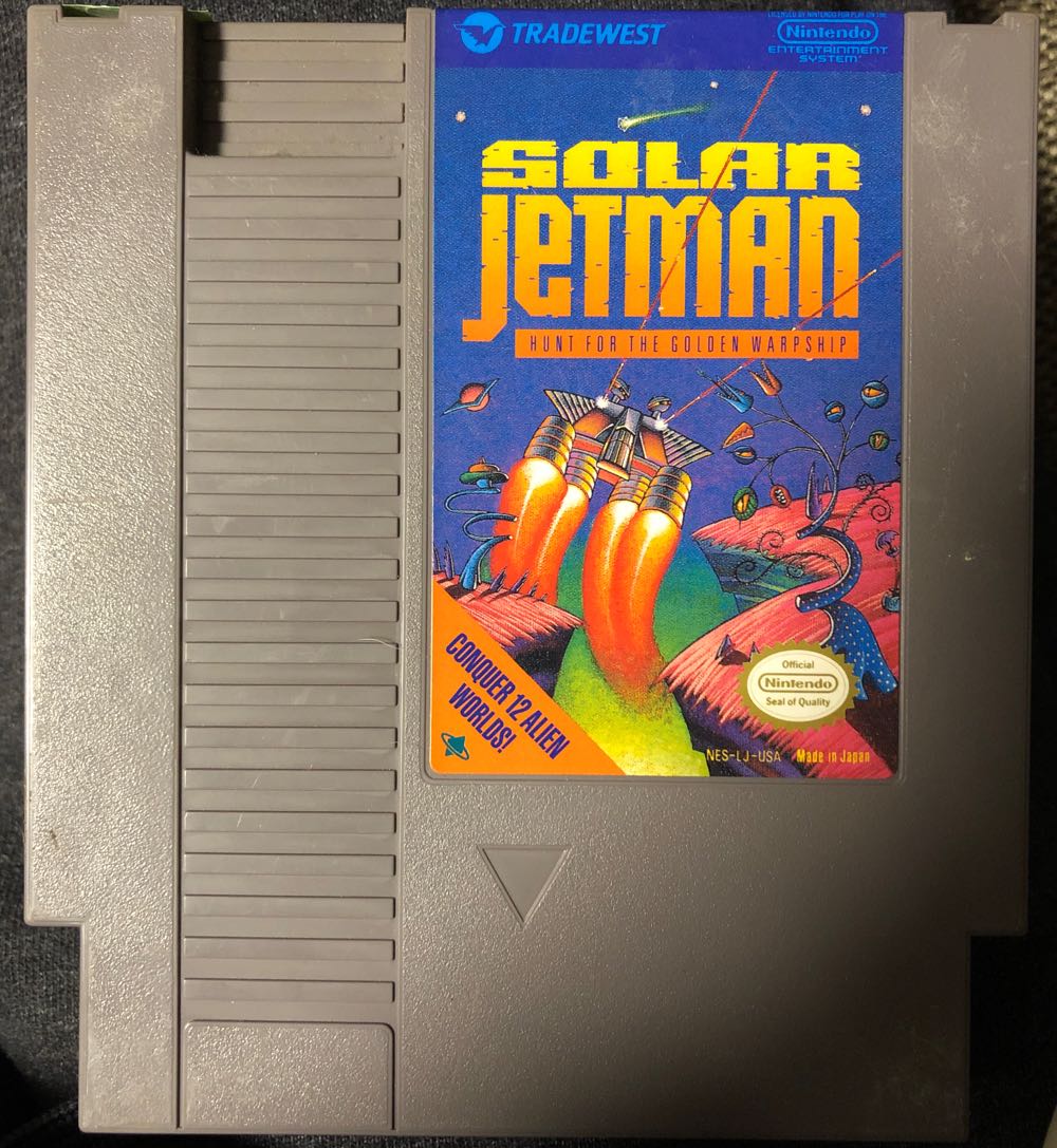 Solar Jetman: Hunt for the Golden Warpship - Nintendo Entertainment System (NES) video game collectible - Main Image 2